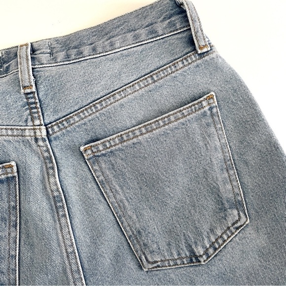 Agolde Mia Mid Rise Straight Leg Denim Jeans Size 24 - Picture 7 of 11